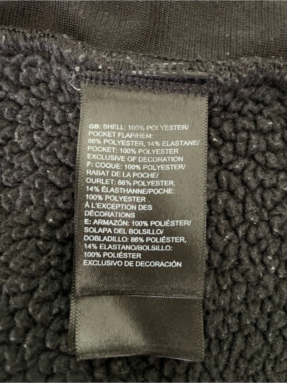 The North Face Men’s Black Hooded Zip Up Everyday Fleece Jacket